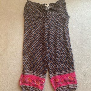 Anthropologie Printed Joggers
